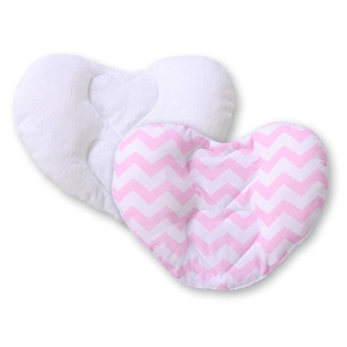 Cale Tete Bebe Pour Siege Auto Zigzag Rose Cdiscount Puericulture Eveil Bebe