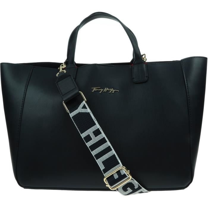 Sacs TOMMY HILFIGER AW0AW11348DW5 Noir Femme/Adulte Cdiscount