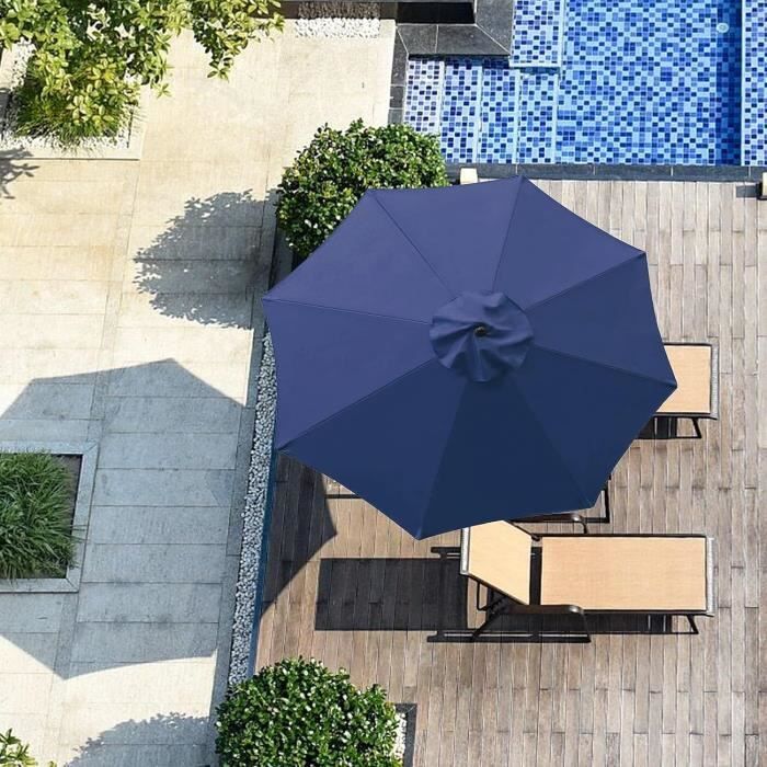 Toile De Parasol De Rechange Housse Parasol Droit Housse De
