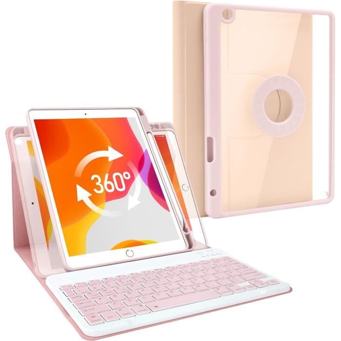 Étui Intelligent Pour IPad 10,2" - Compatible IPad 9/8/7e Génération, IPad Air 1/2/4/5, Housse Acrylique Protectrice