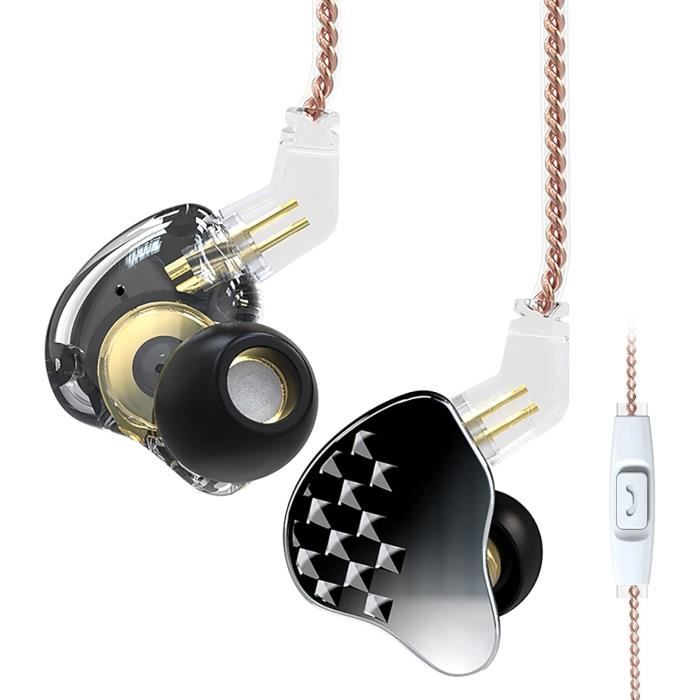 Écouteurs Intra-auriculaires AMVR Pour Pico 4 & Quest 2 - Isolation Phonique, Supports Silicone - Blanc