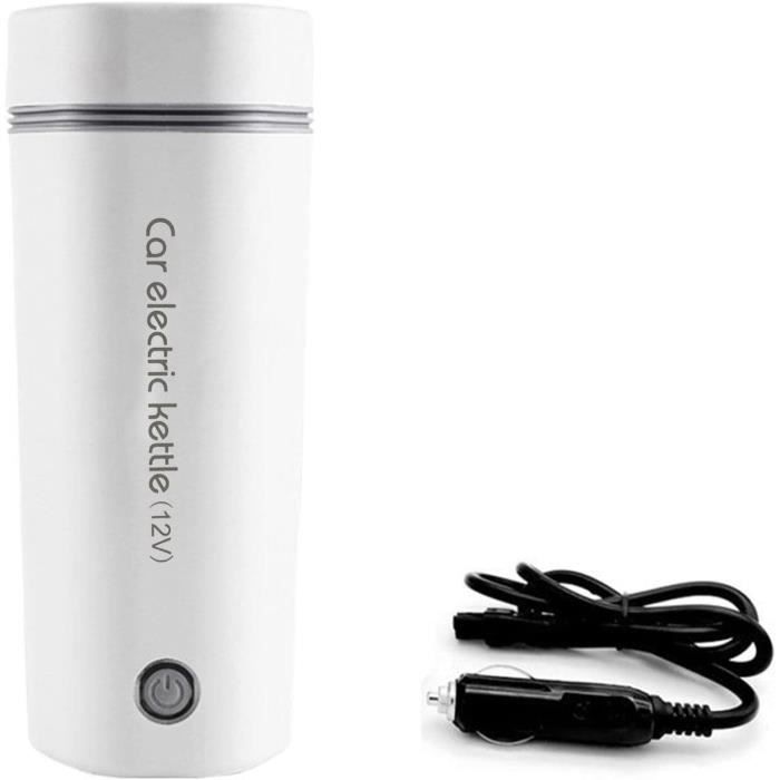 Bouilloire électrique De Voyage 12V/24V Pour Voiture - 500ml écran LCD Réglage Température - Idéale Camping, Camion, Déplacements - 9