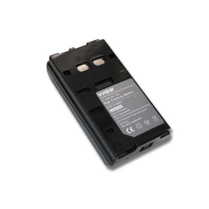vhbw Batterie compatible avec JVC GR323EG, GR323U, GRAK5BKU, GRAK5GYU, GR325, GR327EG, GR327EG (S), GRA99S caméra vidéo caméscope