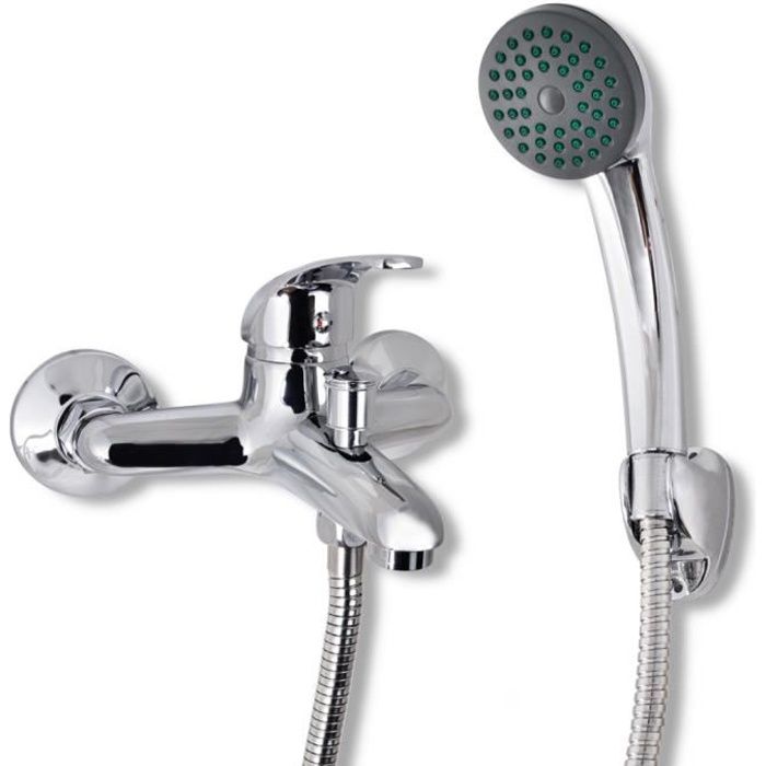 VIDAXL Kit de robinet de douche Chrome - vue 2
