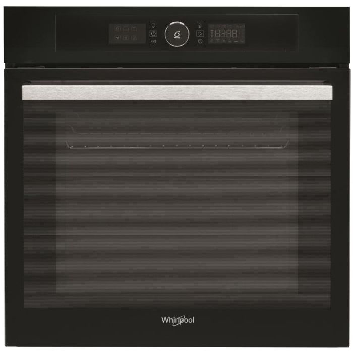 Four Encastrable Whirlpool AKZ96290NB - Pyrolyse, 73L, Chaleur Tournante, Classe A+, Noir - 4 Vitres