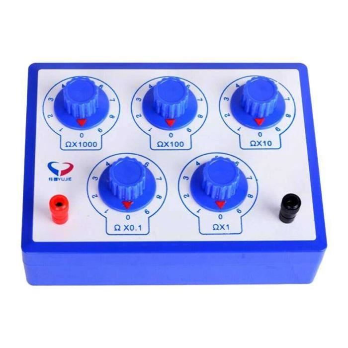 Boîte De Résistance Décennie 0-9999.9 Ohm - Pour Tests électroniques, Physique, Réglages