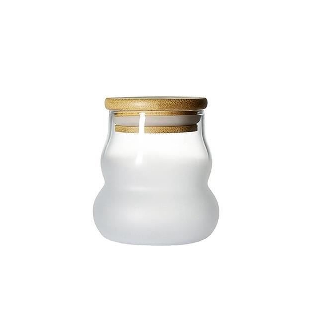 Bocaux Épices Bakiauli - Lot 3 Pots Ovales Avec Couvercle Hermétique