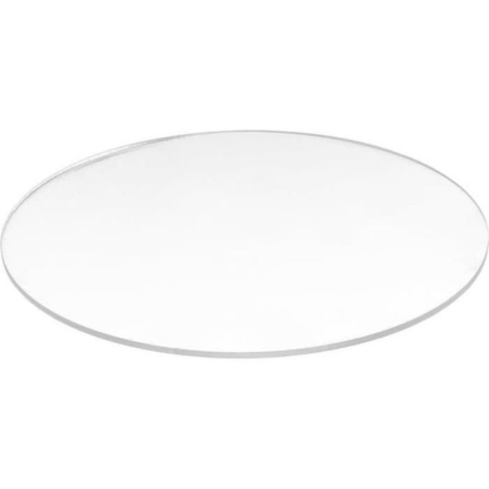 QUARKZMAN 2Pcs Verre De Montre En Cristal Transparent 44mm De