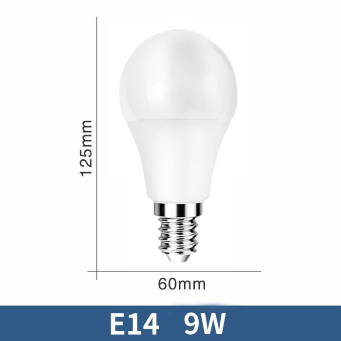 AMPOULE LED,E14 9W220VCold WhiteAmpoule Led Pour Éclairage De