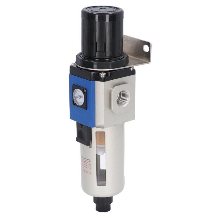 Régulateur Filtre Air Comprimé BSP 1/2 Aluminium - Contrôle Pression Pour Compresseur Et Outils Pneumatiques