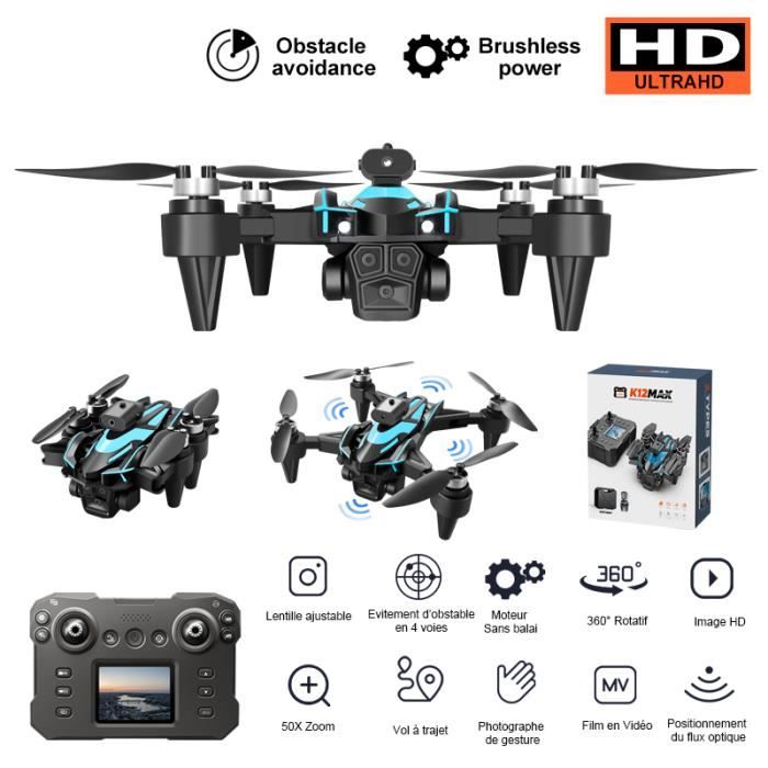 Drohne BLEOSAN Modell 1080P Kamera Fernbedienung mit Bildschirm Faltbar - 3 Batterien_voghion.com