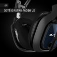 Casque Gaming - LOGITECH G - A40 - TR + MixAmp Pro - Noir et bleu-1