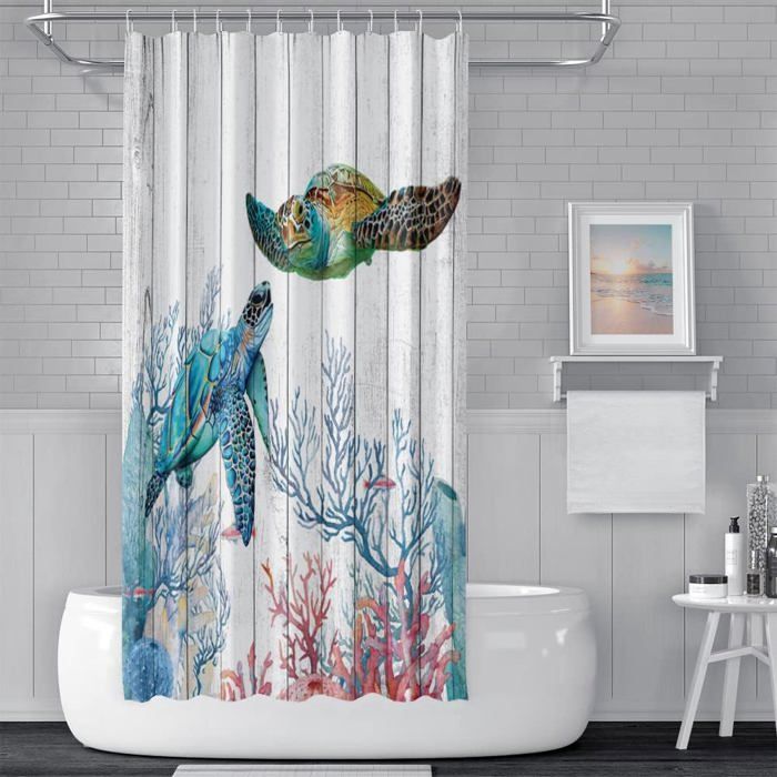 Rideau Bain Enfant Ocean Rideau De Douche Poisson Tropical 180x180cm - Tissu Polyester Anti-moisissure Avec 12 Crochets Rideau 180x180cm Rideau Bain Enfant Ocean Rideau De Douche Poisson Tropical 180x180cm - Tissu Polyester Anti-moisissure Avec 12 Crochets Rideau 180x180cm