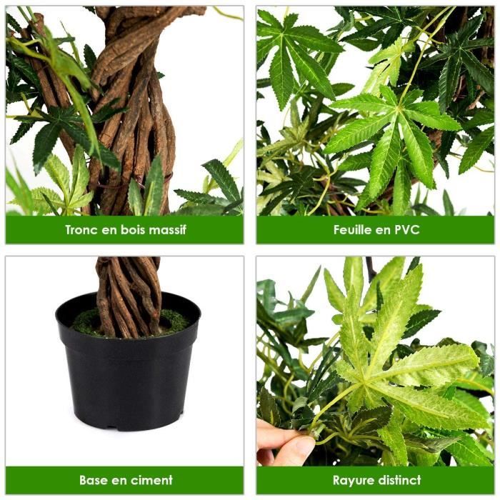 Chrysanthème Artificiel Bonsaï, Plante En Pot, Décoration