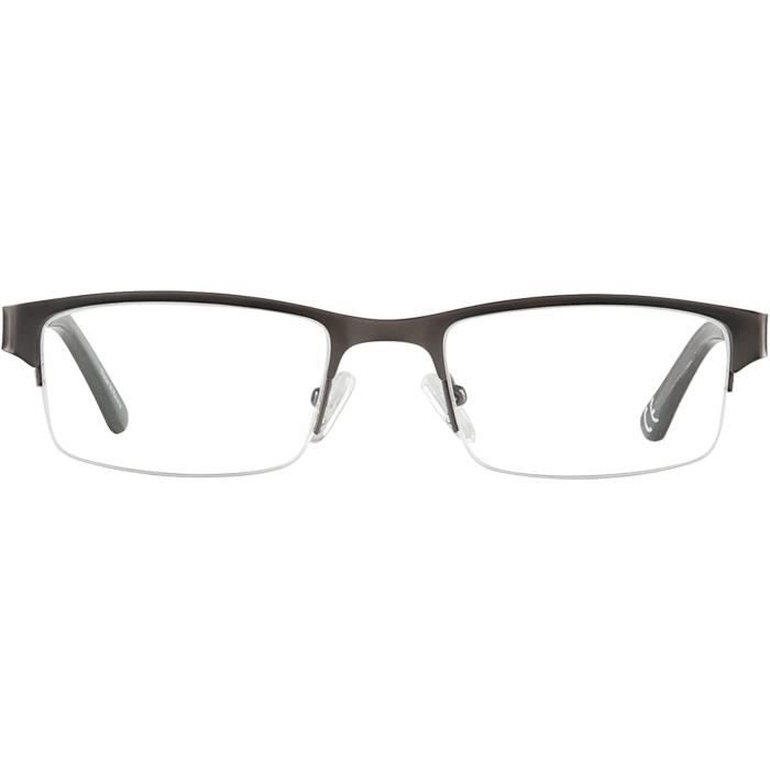 Amcedar 5 Paires Lunettes de Vue Lecture Hommes Style demi-trame Acier