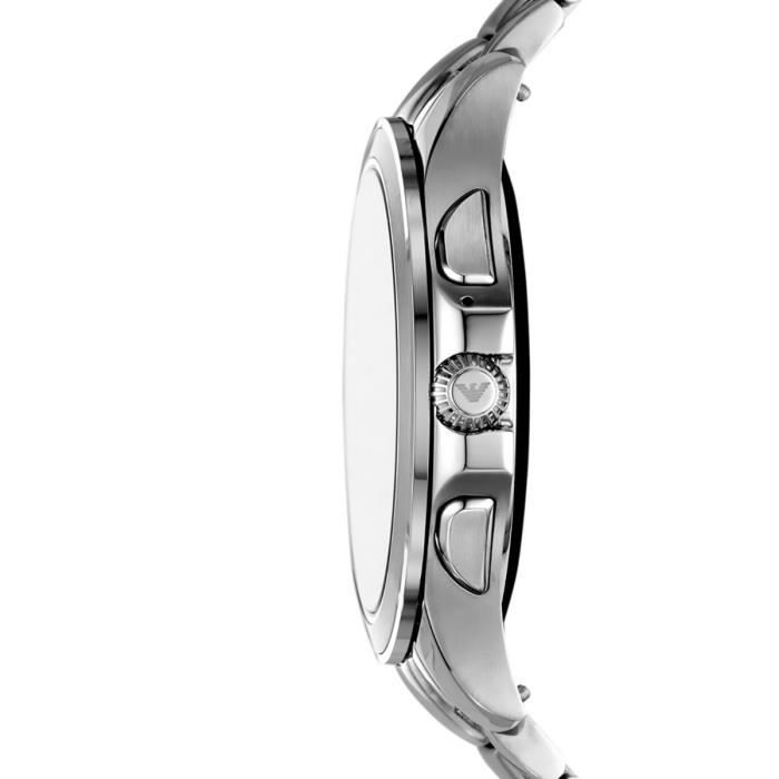 Montre Connectee Homme Emporio Armani Art5010 Suivi Cardiaque GPS Notifications Gris Acier Achat vente montre Homme Adulte Acier Cdiscount