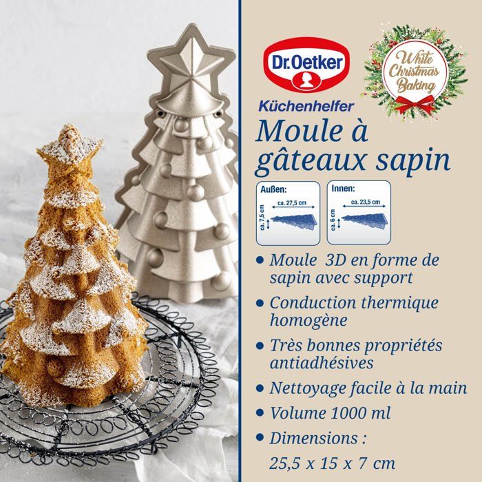 Moule En Silicone Sapin De Noël 3D - Pour Bougies, Chocolat, Résine - 10,8 X 7 Cm - 11