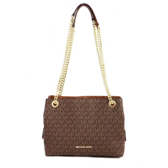 Michael kors medium chain messenger clearance