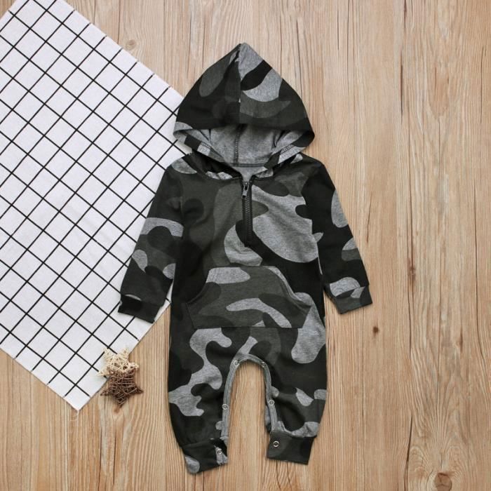 Vetement Bebe Garcon Naissance 0 18 Mois Pyjama Bebe Garcon Hiver Combinaison Bebe Garcon Manche Longue Body Manteau Bebe Fille a Ca VERT Cdiscount Pret a Porter