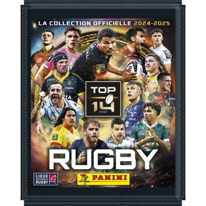 Panini Rugby Top 14 2023-2024 – Album + 4 Pochettes = 20 Stickers – Collection Officielle