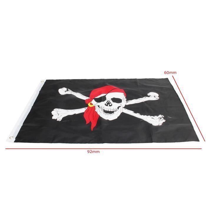 Drapeau Pirate Jack Rackham 3' x 5' - Drapeaux Pirates 90 x 150 cm