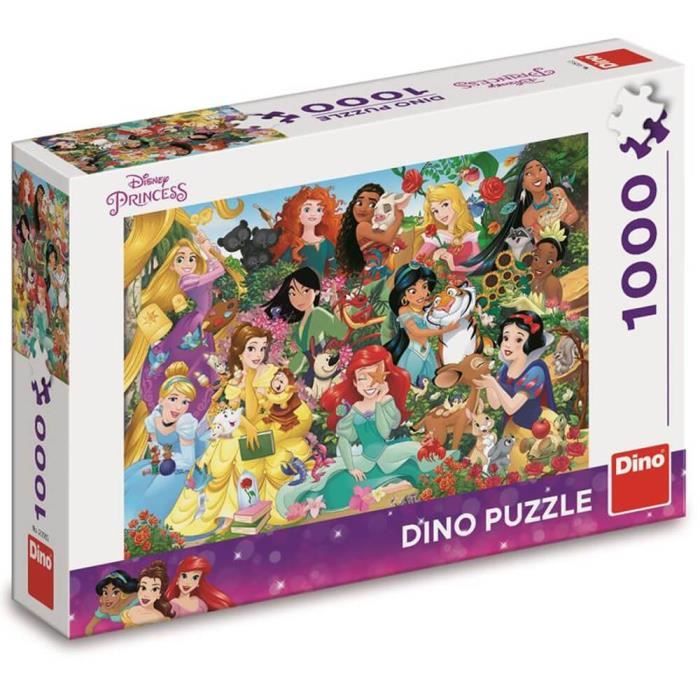 Puzzle 1000 pièces - DINO - Disney Princesses - Dessins animés et BD -  Cdiscount Jeux - Jouets
