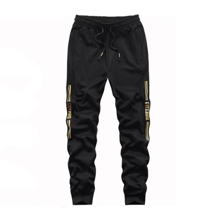 Pantalon Jogging Homme En Coton Stretch – Taille élastique, Poignets, Style Cargo Décontracté, Idéal Sport Et Loisirs