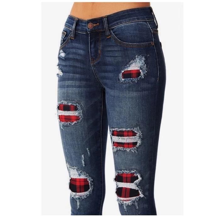 Pantalon boyfriend troué best sale