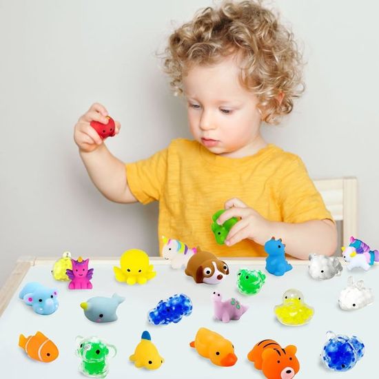 Calendrier De L'Avent 2025 Avec 24 Mochi Squishies - Jouets Anti-Stress, Cadeau De Noël Pour Enfants Garçons Et Filles