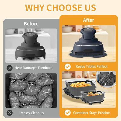 Accessoires Pour Airfryer Ninja Crispi – Paniers Et Tapis En Silicone, Protection Anti-éclaboussures, Lave-vaisselle - 8