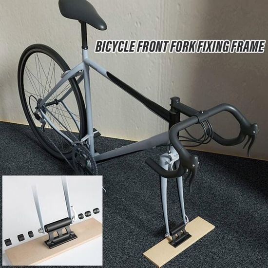 Support de fourche pour vélo avec sangles et adaptateurs