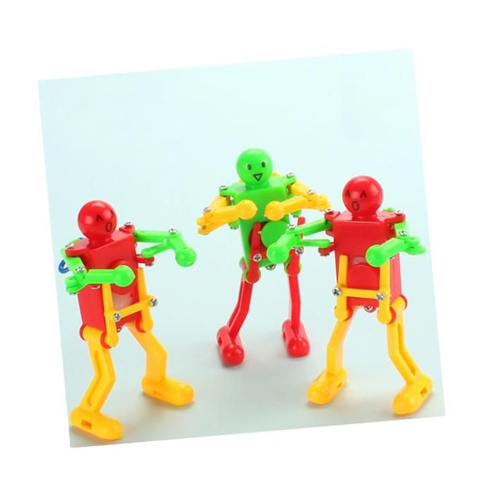 Lot De 4 Jouets Robots à Remonter - Danseurs Mécaniques, Couleurs Aléatoires, Pour Enfants Et Adultes