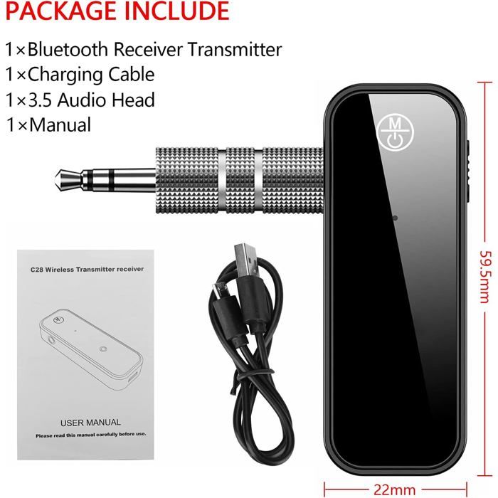 ADAPTATEUR TRANSMETTEUR FM Sans Fil Bluetooth 5 Pour Voiture 2Usb Pd ADAPTATEUR TRANSMETTEUR FM Sans Fil Bluetooth 5 Pour Voiture 2Usb Pd
