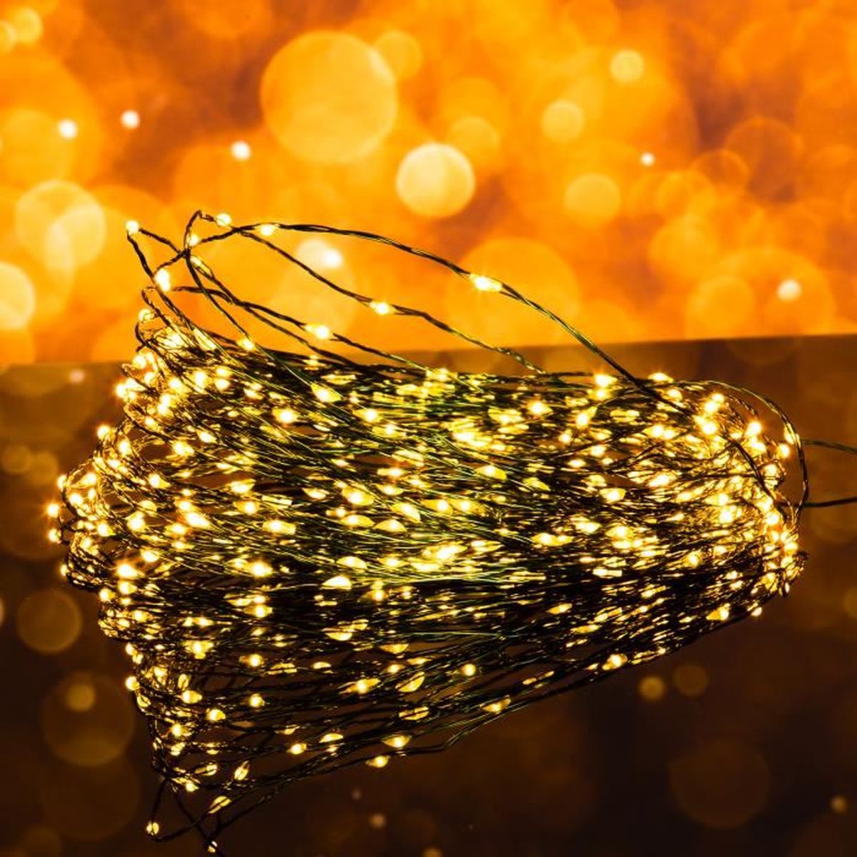 Guirlande Lumineuse LED Noël Étanche 25m,Guirlande Lumineuse 500 LED