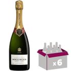 Bollinger Brut 75 cl - Lot de 6