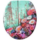 SANILO Abattant WC frein de chute soft close Printemps - Finition de haute qualité - Fixation facile