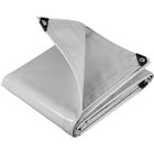WOLTU Bâche de protection en PVC, Bâche d’extérieur, Couverture de bateau, 500 g-m2,3x5 m, Gris clair