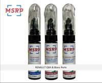 MSRP FRANCE - Kit stylo retouche peinture voiture pour RENAULT QXA & Blanc Perle - Atténuer rayures ou éclats de peinture