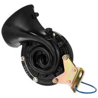 Loud 300DB 12V Black Electric Snail Horn Air Horn Raging Sound For Car Motorcycle Truck Boat