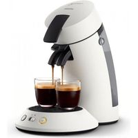 Philips Senseo® Original Plus Machine à café, choix de café, café boosté, en plastique recyclé, blanc (CSA210/11)