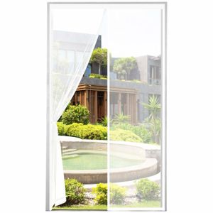 140x220cm , Moustiquaire Porte Fenetre Magnetique Porte Flexible Aimantee Sans Percage Rideau Noir 83948107