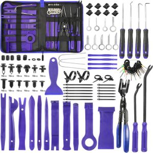 Kit Démontage Garniture Voiture 415 Pièces – Outils Professionnels Avec Clips, Pinces Et Pochette Pour Atelier