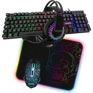 NEOXEO - Clavier gamer GMK-05-KIT4IN1 pack gamer clavier+souris+casque