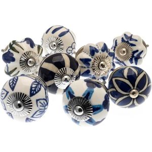Lot de bouton en céramique Indian Handmade Decor tiroir Tirez/tire Cebinet Poignées Bouton 