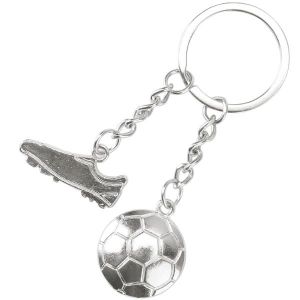 Porte-clés Ballon De Football Liverpool FC Officiel - Blanc/Rouge