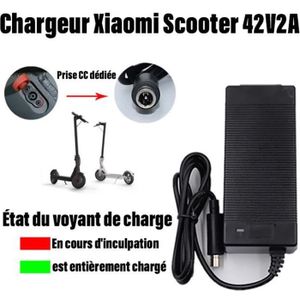 Chargeur Ninebot E25E /E45E /Es1/Es2 Trottinette électrique 42V2A