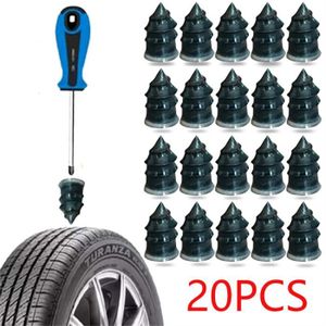 Tracteur CHIKIXSON Clou en Caoutchouc de Réparation de Pneu S 10PCS, L 10PCS Voiture Kit de Clous en Caoutchouc à Haute Élasticité pour Réparation Rapide de Pneu sous Vide 20PCS pour Moto Vélo
