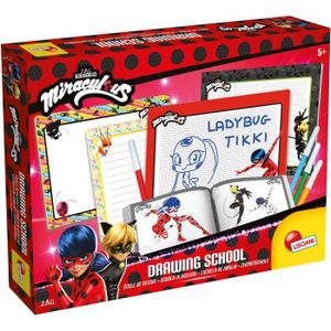 JEU DE COLORIAGE - DESSIN - POCHOIR Ecole de dessin - Miraculous drawing school - Kit 