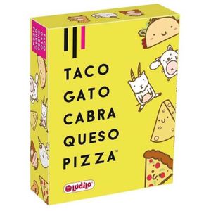 Taco Chat Bouc Cheese Pizza Taco Cat Goat Cheese Pizza Carte de Pizza Jeu de Société/de Carte/d'Ambiance Jeu de Fête pour s'Amuser Famille ou Entre