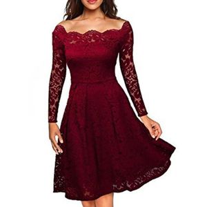 robe de soiree rouge bordeaux